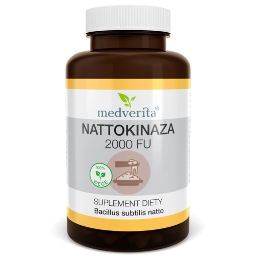 Medverita - Nattokinaza 2000 FU - 60 kapsułek Medverita - Nattokinaza 2000 FU - 60 kapsułek